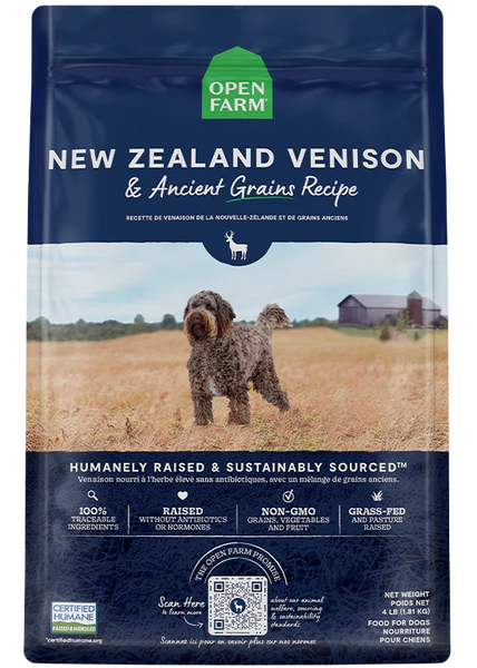 Open Farm New Zealand Venison with Ancient Grains Recipe Polkadog