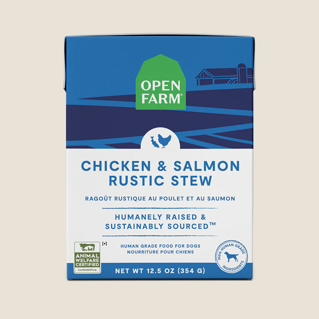 Open Farm Rustic Stew - Chicken & Salmon Recipe