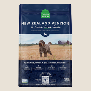 Open Farm New Zealand Venison with Ancient Grains Recipe