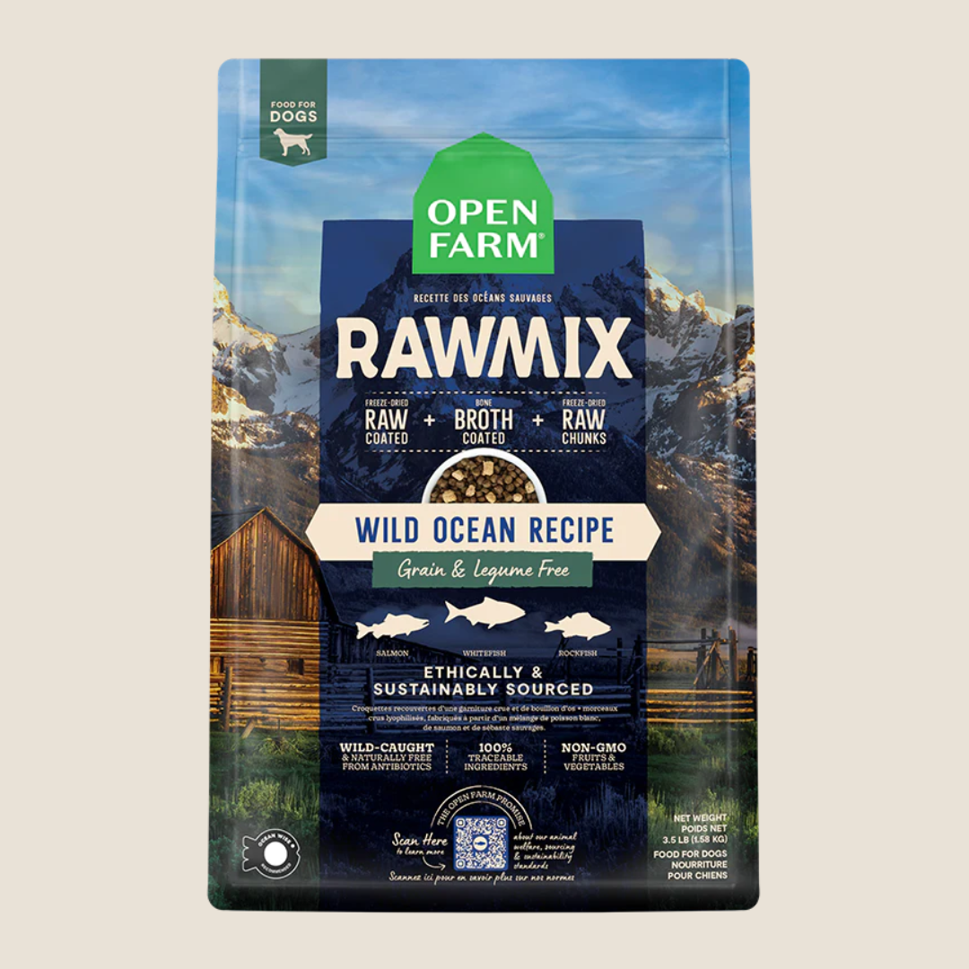 Open Farm Rawmix Grain Free Wild Ocean Polkadog